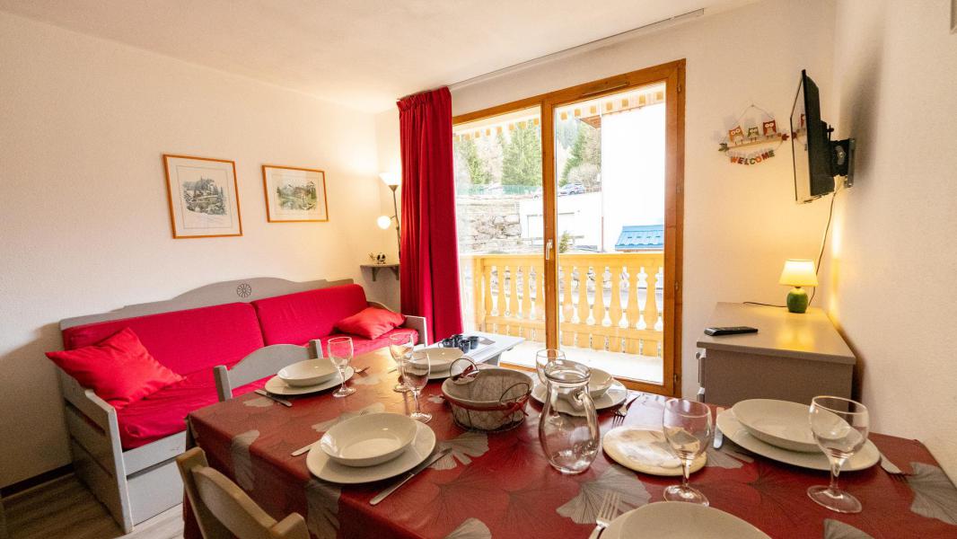 Wakacje w górach Apartament 3 pokojowy kabina 6 osób (55) - Résidence Cheval Blanc - Valfréjus - Jadalnia