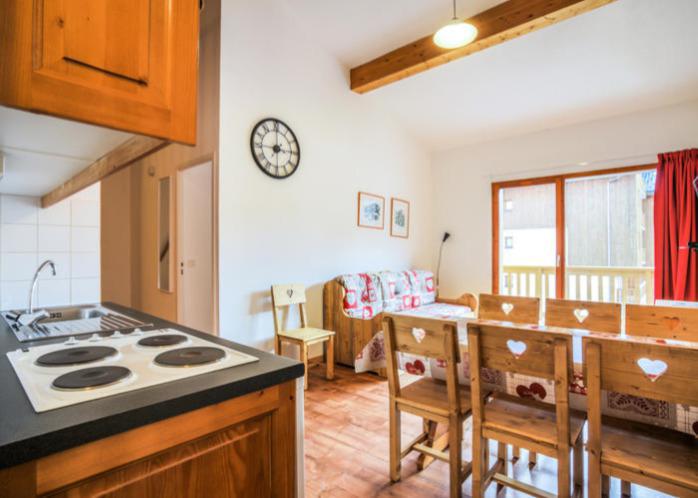 Vacanze in montagna Appartamento 3 stanze per 7 persone (72) - Résidence Cheval Blanc - Valfréjus - Cucina