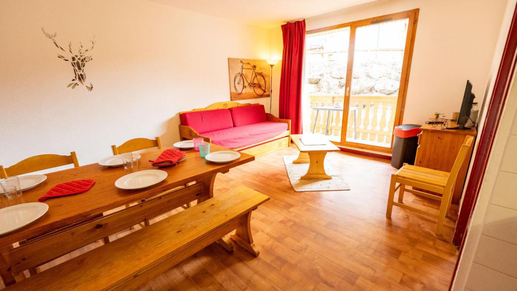 Vakantie in de bergen Appartement 3 kabine kamers 6 personen (29) - Résidence Cheval Blanc - Valfréjus - Woonkamer