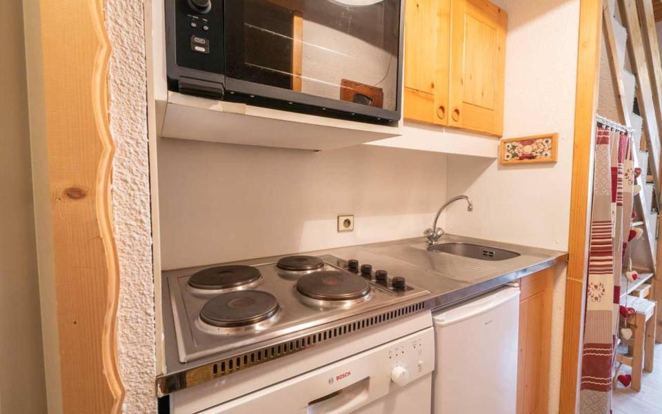 Vakantie in de bergen Appartement 3 kamers mezzanine 6 personen (G479) - Résidence Cheval Blanc - Valmorel - Keukenblok