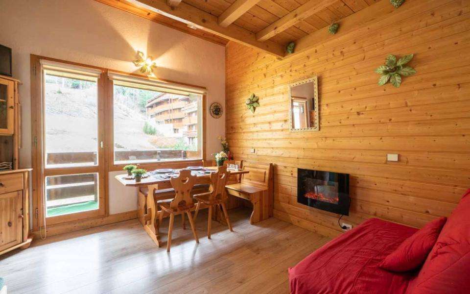 Vakantie in de bergen Appartement 3 kamers mezzanine 6 personen (G479) - Résidence Cheval Blanc - Valmorel - Woonkamer