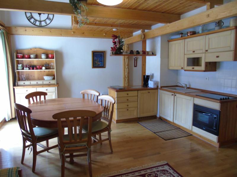 Vakantie in de bergen Appartement 4 kamers mezzanine 8 personen (74) - Résidence Cheval Blanc - Valfréjus - Woonkamer