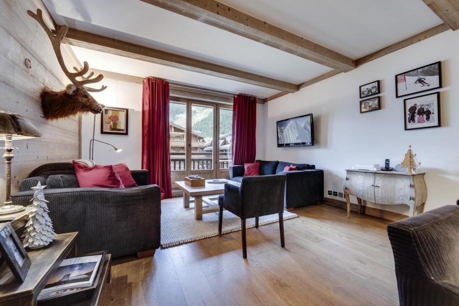 Urlaub in den Bergen 3-Zimmer-Holzhütte für 6 Personen (313) - Résidence Choucas - Val d'Isère - Wohnzimmer