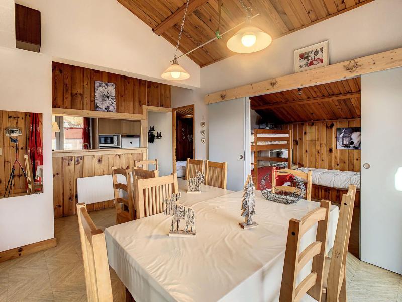 Urlaub in den Bergen 5-Zimmer-Appartment für 10 Personen (EDELWEISS) - Résidence Choucas - La Toussuire - Wohnzimmer