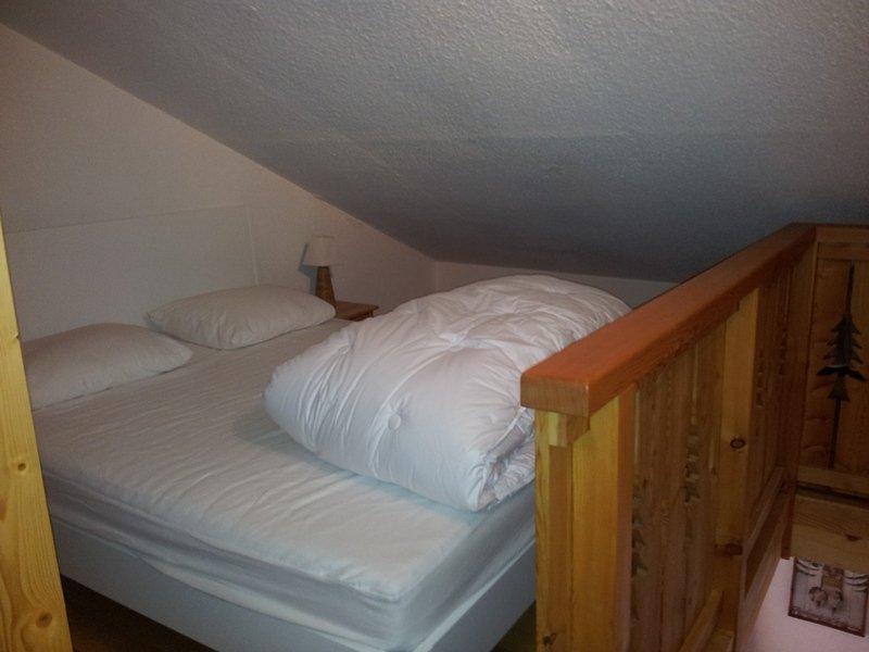 Urlaub in den Bergen Wohnung 2 Mezzanine Zimmer 5 Leute (404) - Résidence Christiania - Alpe d'Huez - Offener Schlafbereich