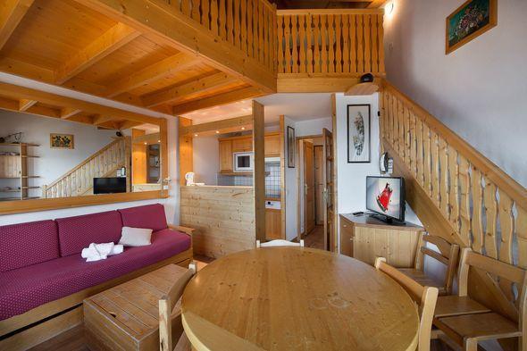 Holiday in mountain resort Studio mezzanine 5 people (502) - Résidence Cimes Blanches - Courchevel
