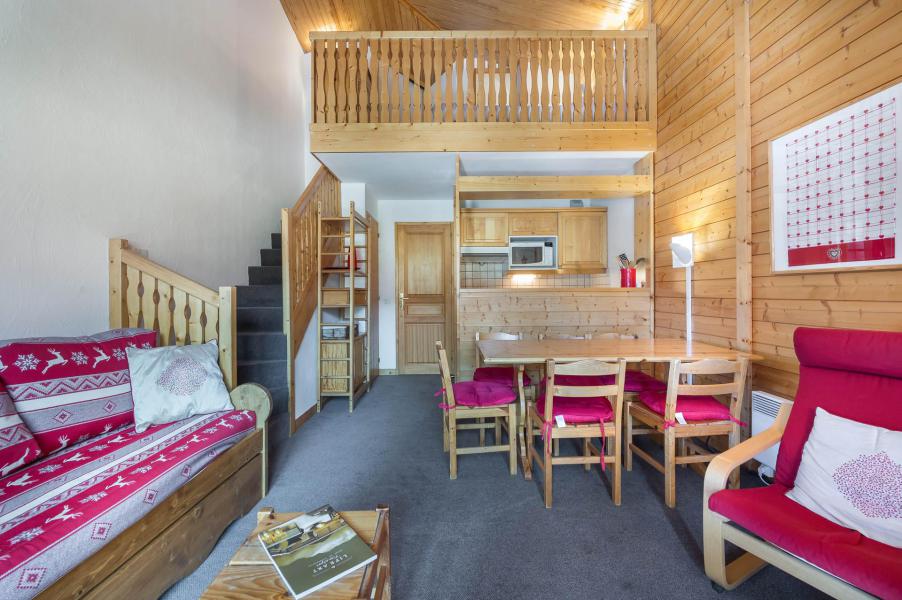 Vakantie in de bergen Appartement 3 kamers mezzanine 8 personen (620) - Résidence Cimes Blanches - Courchevel - Woonkamer