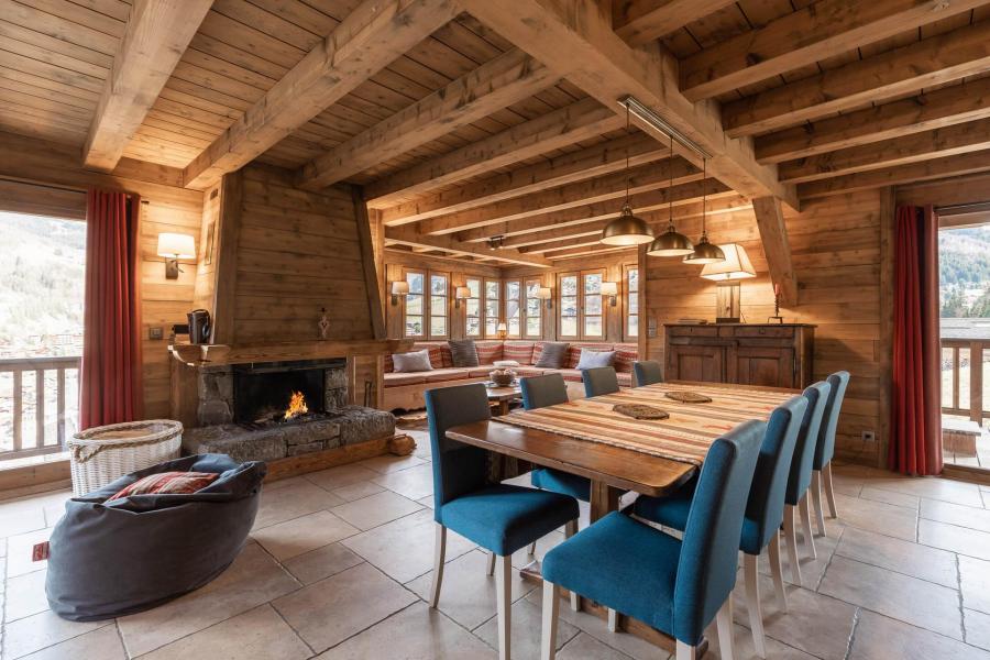 Holiday in mountain resort 5 room duplex chalet 8 people - Résidence Clafoutis - La Clusaz - Living room