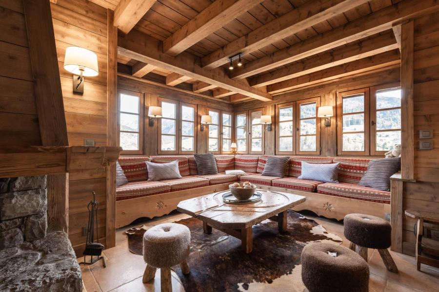 Vakantie in de bergen Chalet duplex 5 kamers 8 personen - Résidence Clafoutis - La Clusaz - Woonkamer