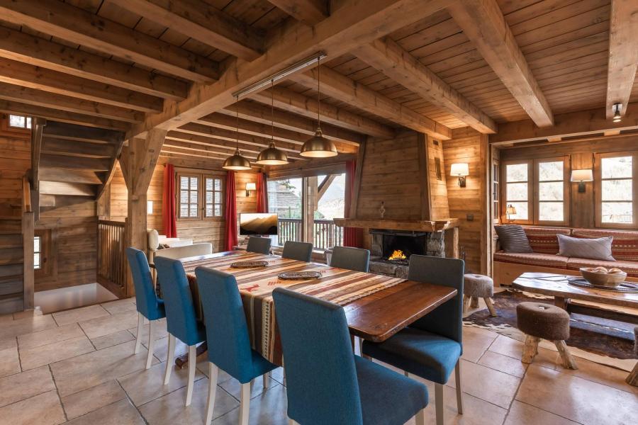 Vakantie in de bergen Chalet duplex 5 kamers 8 personen - Résidence Clafoutis - La Clusaz - Woonkamer