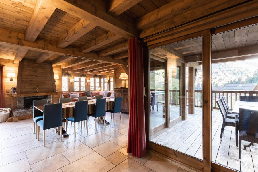 Vakantie in de bergen Chalet duplex 5 kamers 8 personen - Résidence Clafoutis - La Clusaz - Woonkamer