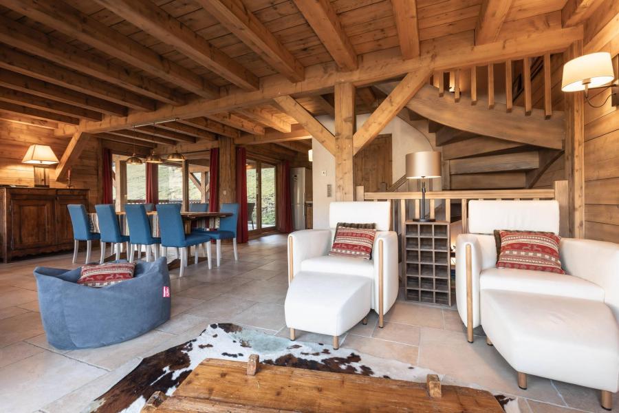 Urlaub in den Bergen Résidence Clafoutis - La Clusaz - Wohnzimmer