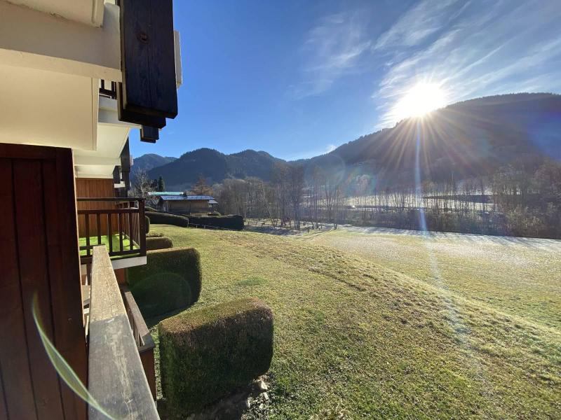 Vacaciones en montaña Apartamento cabina para 4 personas (A1E) - Résidence Clos des Meurets - Praz sur Arly - Balcón