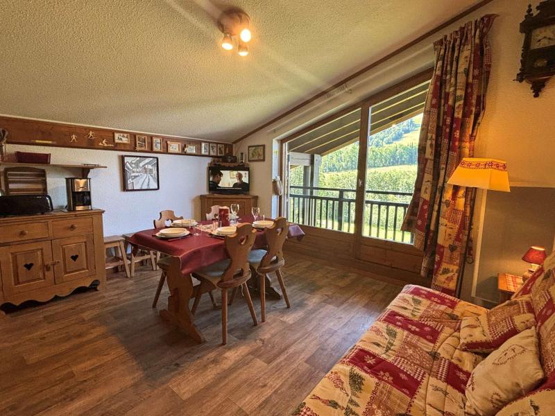 Vakantie in de bergen Appartement 2 kamers 5 personen (160) - Résidence Clos des Meurets - Praz sur Arly - Woonkamer