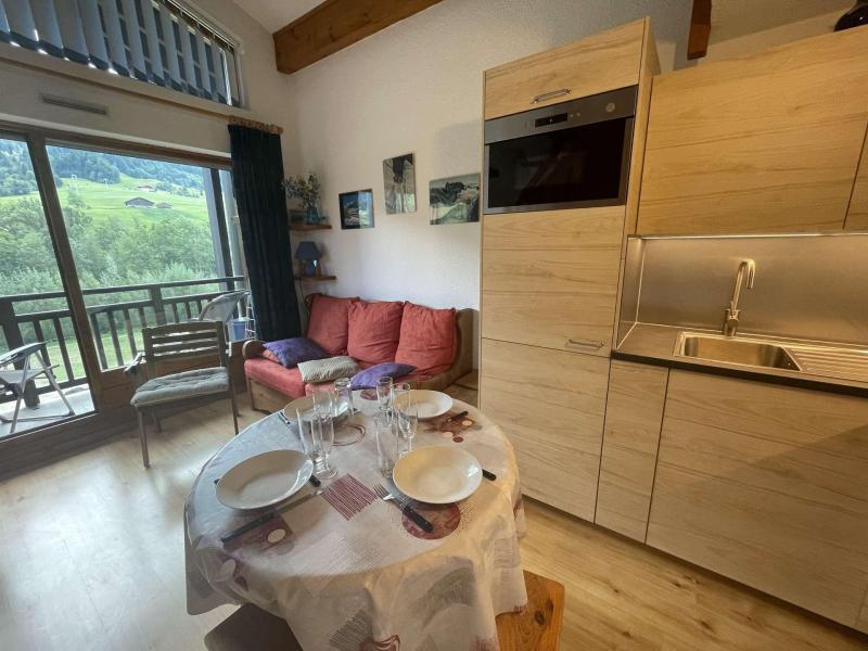 Vakantie in de bergen Appartement 2 kamers mezzanine 5 personen (B2L) - Résidence Clos des Meurets - Praz sur Arly - Woonkamer