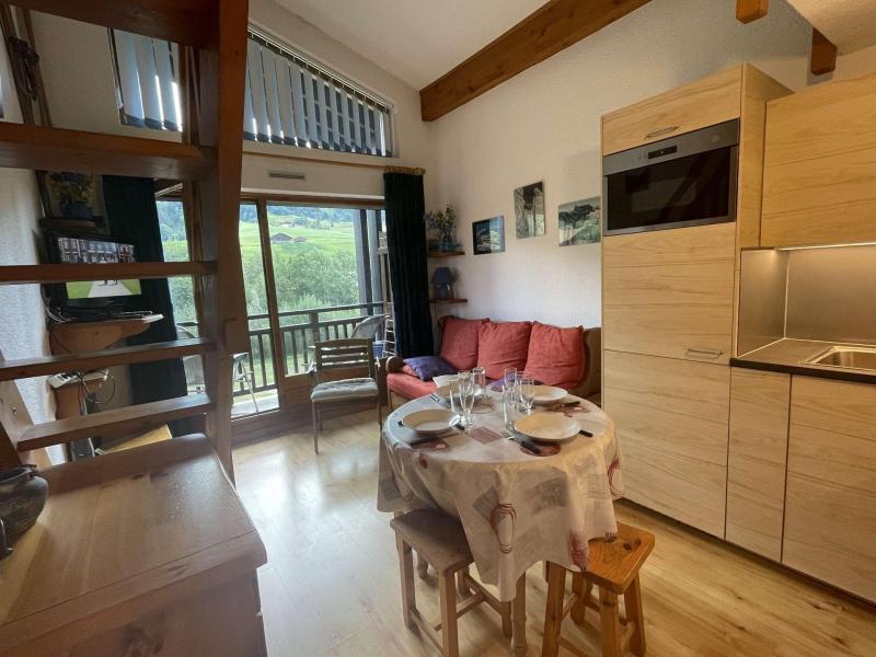 Vakantie in de bergen Appartement 2 kamers mezzanine 5 personen (B2L) - Résidence Clos des Meurets - Praz sur Arly - Woonkamer