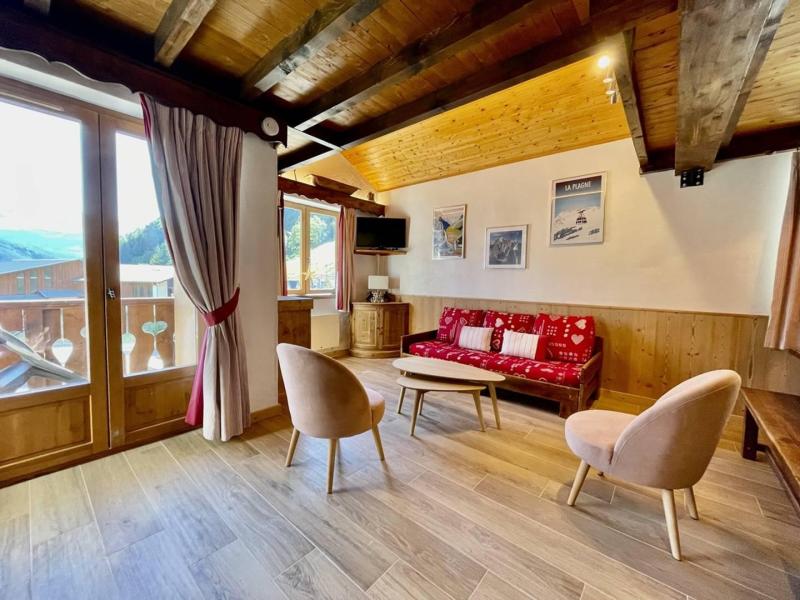 Urlaub in den Bergen 6 Zimmer Maisonettewohnung für 10 Personen (10) - Résidence Club Alpina - Champagny-en-Vanoise - Wohnzimmer