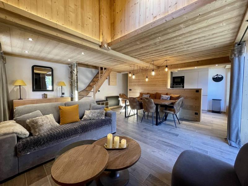Vakantie in de bergen Appartement duplex 4 kamers 6 personen (16) - Résidence Club Alpina - Champagny-en-Vanoise - Woonkamer