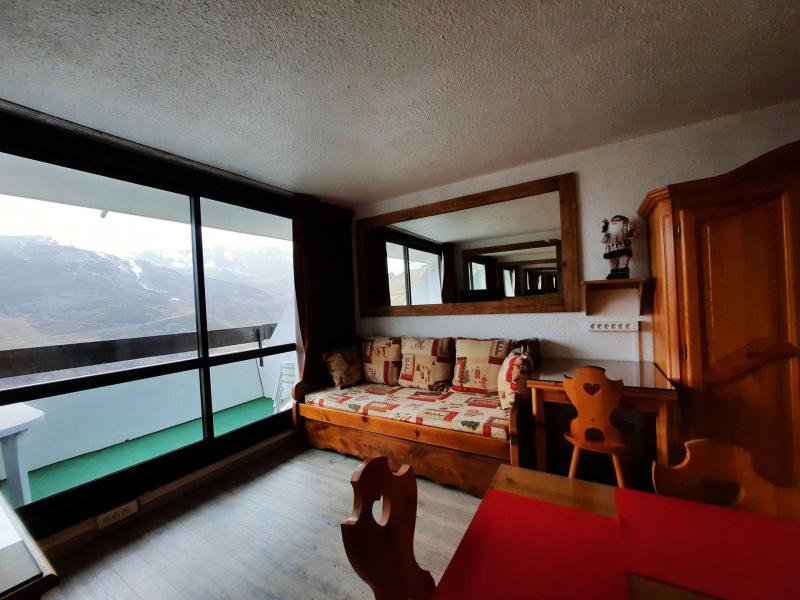 Vakantie in de bergen Appartement 2 kamers 4 personen (1211) - Résidence Combes - Les Menuires - Woonkamer
