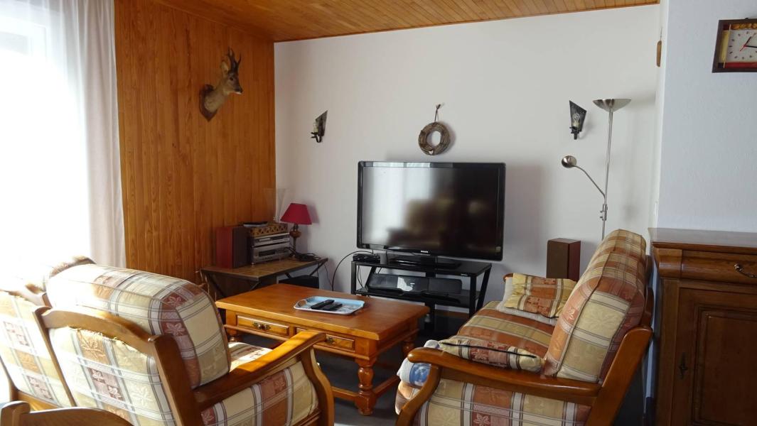 Holiday in mountain resort 6 room duplex apartment 12 people - Résidence Copinière - Les Gets - Living room