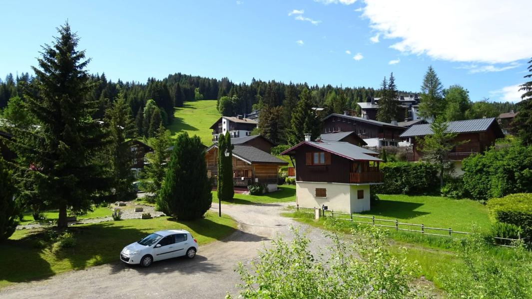 Holiday in mountain resort 6 room duplex apartment 12 people - Résidence Copinière - Les Gets - Summer outside