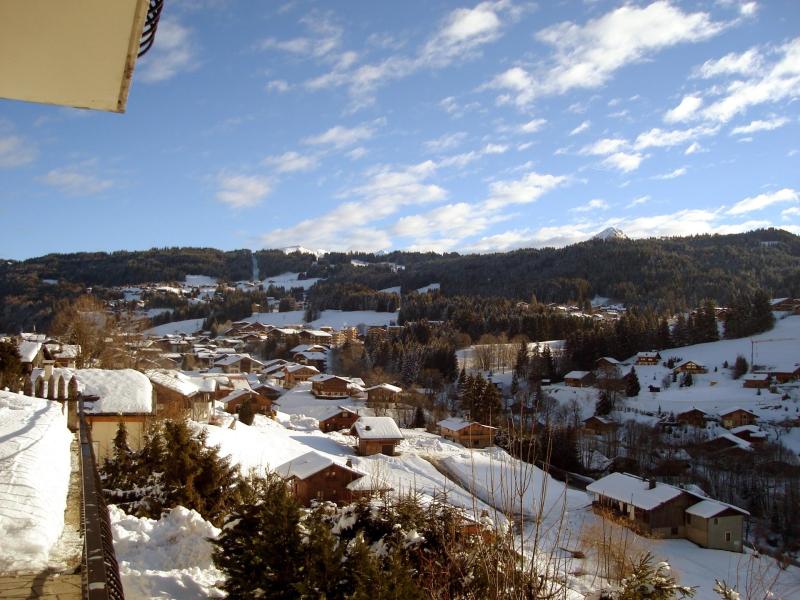 Urlaub in den Bergen 3-Zimmer-Appartment für 6 Personen (160) - Résidence Corzolet - Les Gets - Terrasse