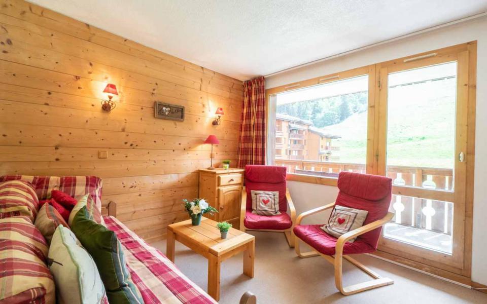 Vakantie in de bergen Appartement 2 kamers 5 personen (G004) - Résidence Côté Soleil - Valmorel - Woonkamer