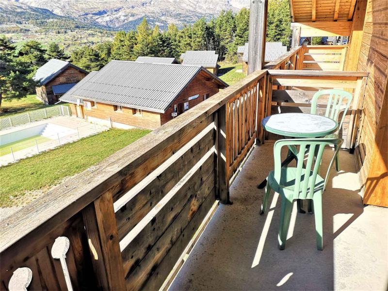 Urlaub in den Bergen 2-Zimmer-Berghütte für 6 Personen (232) - Résidence Crête du Berger - La Joue du Loup - Balkon