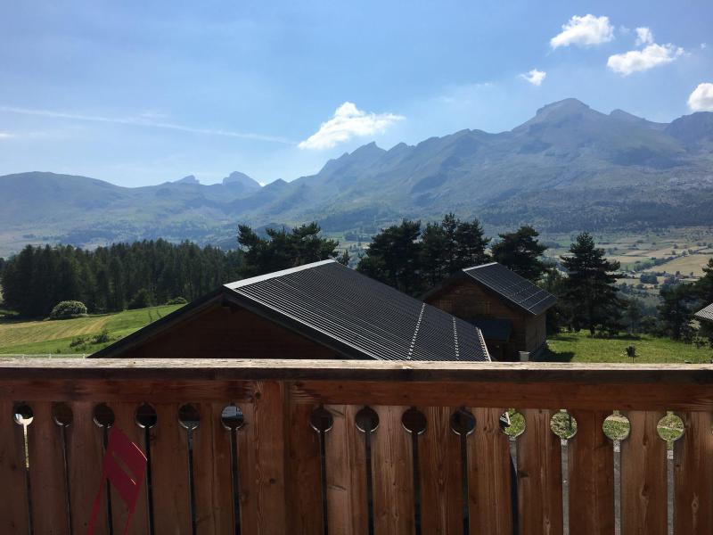 Urlaub in den Bergen 3 Zimmer Maisonettewohnung für 8 Personen (122) - Résidence Crête du Berger - La Joue du Loup - Terrasse