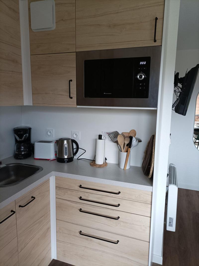 Vacaciones en montaña Apartamento cabina 2 piezas para 6 personas (413) - Résidence Crête du Berger - La Joue du Loup - Kitchenette