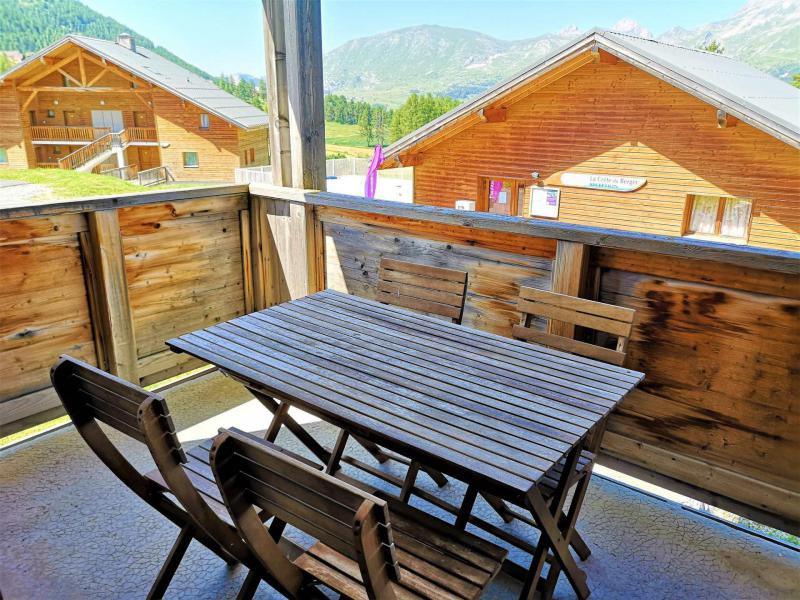 Vacanze in montagna Appartamento 2 stanze con alcova per 6 persone (112) - Résidence Crête du Berger - La Joue du Loup - Terrazza