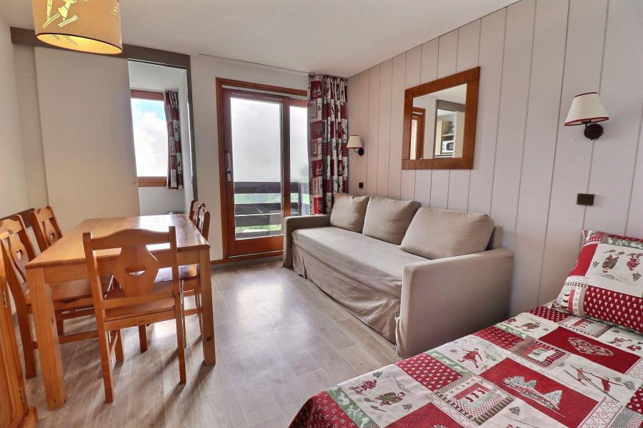 Vakantie in de bergen Appartement 2 kamers 4 personen (A44) - Résidence Creux de l'Ours Rouge - Méribel-Mottaret - Woonkamer