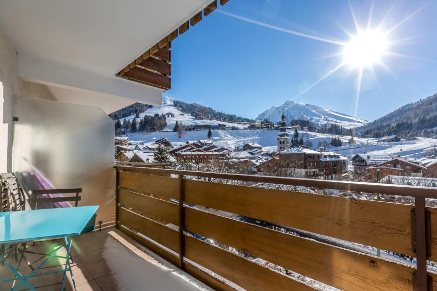 Urlaub in den Bergen 2-Zimmer-Appartment für 4 Personen (19) - Résidence Crystal - La Clusaz - Terrasse