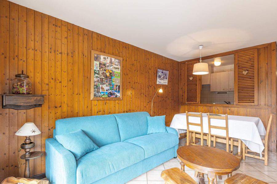 Vakantie in de bergen Appartement 2 kamers 4 personen (05) - Résidence Crystal - La Clusaz - Woonkamer