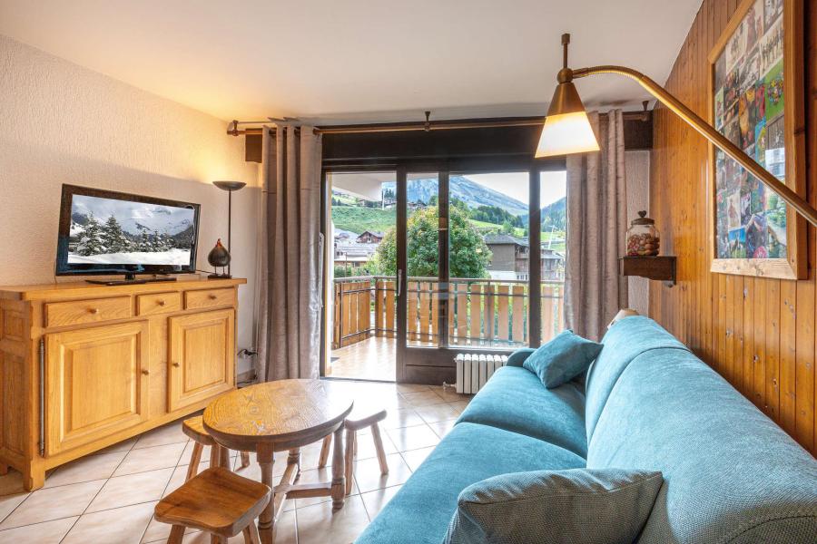 Vakantie in de bergen Appartement 2 kamers 4 personen (05) - Résidence Crystal - La Clusaz - Woonkamer