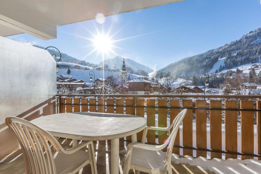 Vakantie in de bergen Appartement 2 kamers 4 personen (06) - Résidence Crystal - La Clusaz - Terras