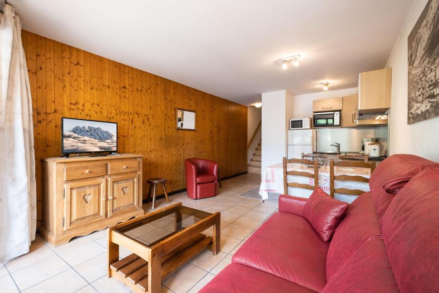 Vakantie in de bergen Appartement 2 kamers 4 personen (06) - Résidence Crystal - La Clusaz - Woonkamer