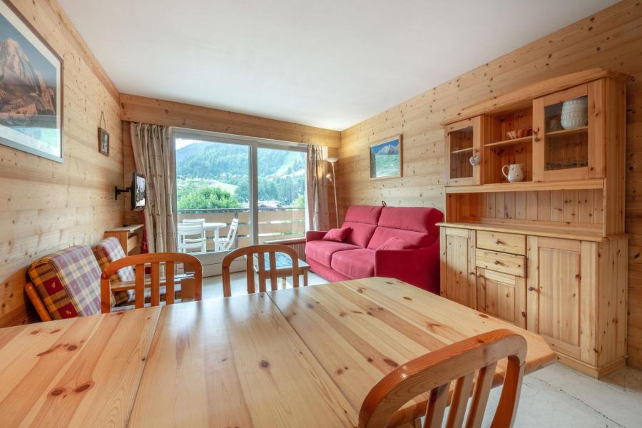 Vakantie in de bergen Appartement 2 kamers 4 personen (12) - Résidence Crystal - La Clusaz - Woonkamer