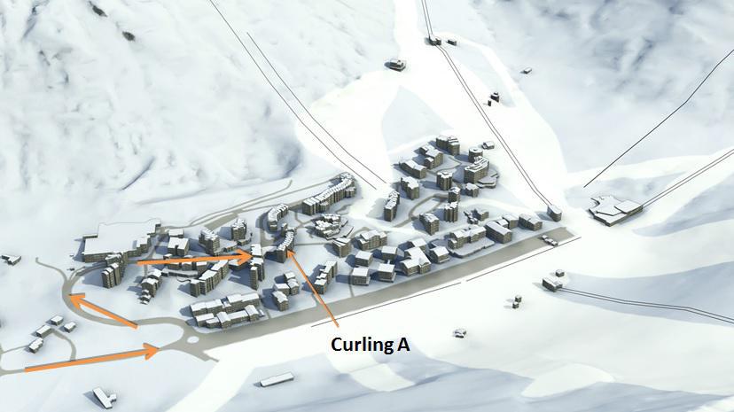 Vakantie in de bergen Résidence Curling A2 - Tignes