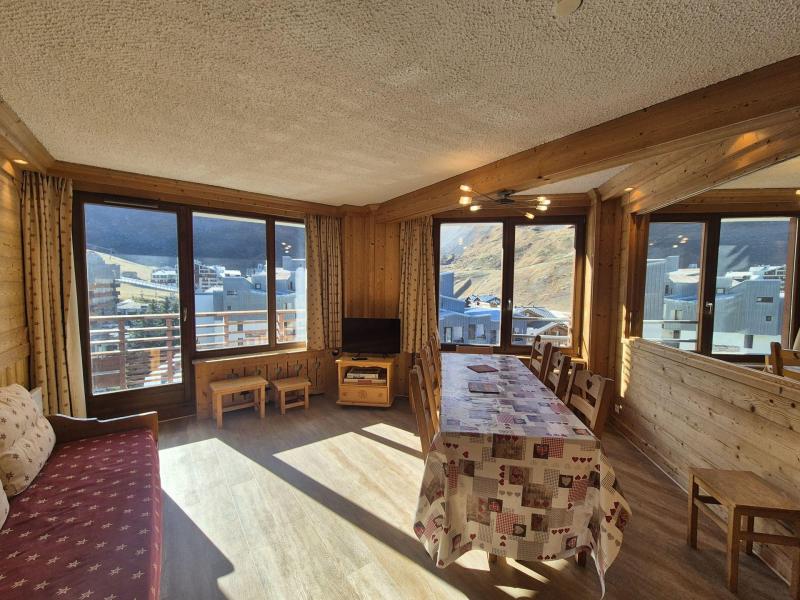 Urlaub in den Bergen 3-Zimmer-Appartment für 8 Personen (106) - Résidence Curling B Tour - Tignes - Wohnzimmer