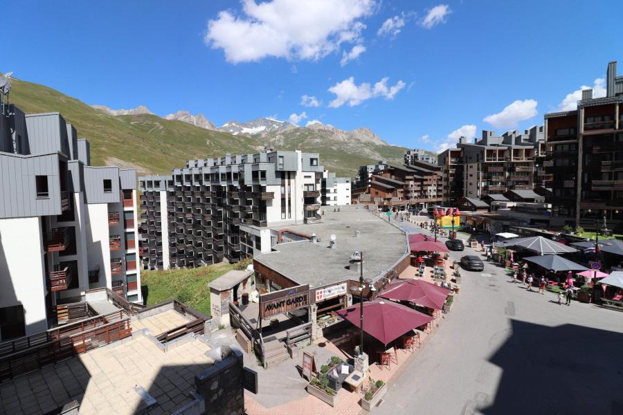 Holiday in mountain resort Studio mezzanine 4 people (100) - Résidence Curling B Tour - Tignes - Balcony