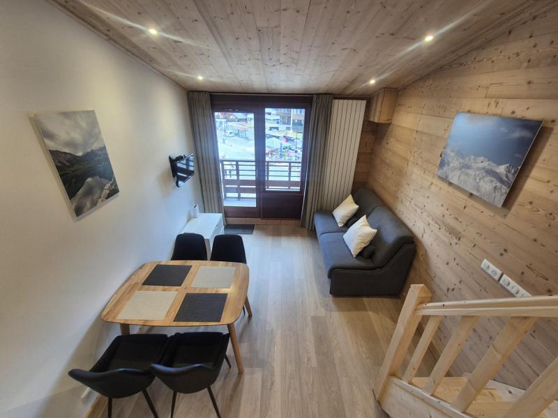 Vakantie in de bergen Studio mezzanine 4 personen (100) - Résidence Curling B Tour - Tignes - Woonkamer