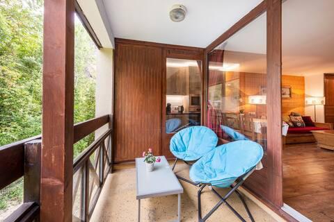 Vacances en montagne Appartement 3 pièces cabine 6 personnes (301) - Résidence Cybèle BAT4 - Brides Les Bains - Balcon