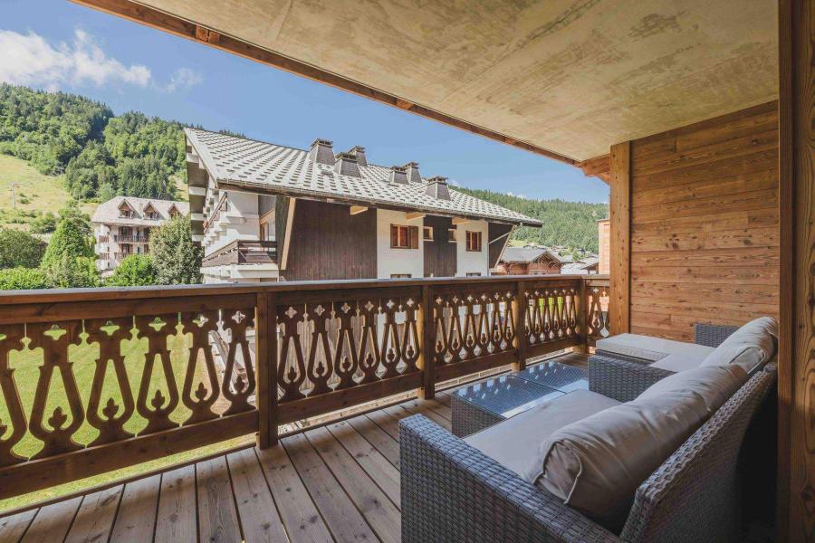 Vacaciones en montaña Apartamento 4 piezas para 7 personas (B206) - Résidence Dama - Morzine - Balcón