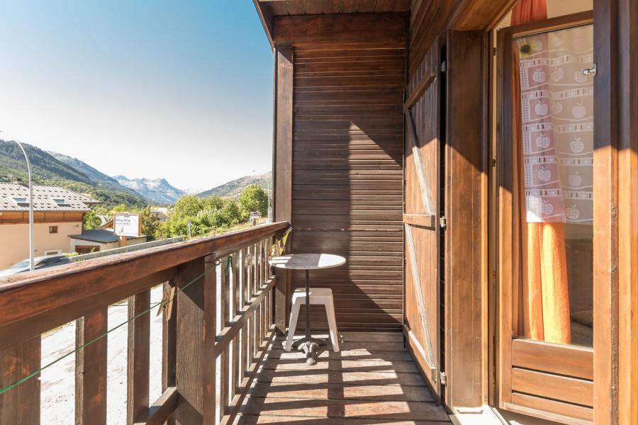 Urlaub in den Bergen Studio Schlafnische 4 Personen (FAN10) - Résidence de Fortville - Serre Chevalier - Terrasse