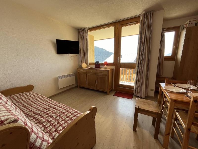 Vakantie in de bergen Studio bergnis 4 personen (0213) - Résidence de l'Aigle - Peisey-Vallandry - Woonkamer