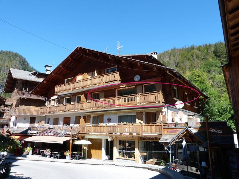 Ski verhuur Appartement 4 kamers 7 personen (13) - Résidence de l'Eglise - La Clusaz - Buiten zomer