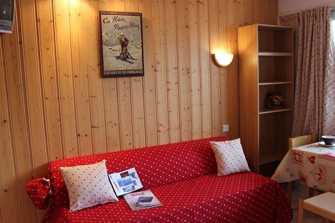 Urlaub in den Bergen Studio für 2 Personen (625) - Résidence de l'Olympic - Val Thorens - Wohnzimmer