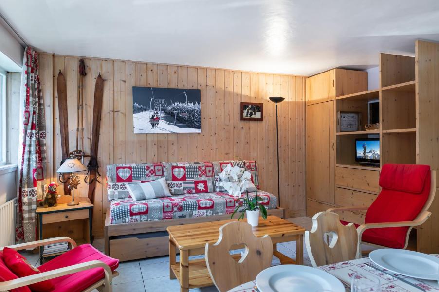 Urlaub in den Bergen 3-Zimmer-Appartment für 5 Personen (3) - Résidence de la Marmotte - Courchevel - Wohnzimmer