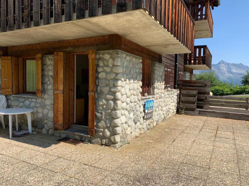 Аренда на лыжном курорте Квартира студия кабина для 4 чел. (SG876) - Résidence de Pierre Plate - les Tavaillons - Saint Gervais - летом под открытым небом